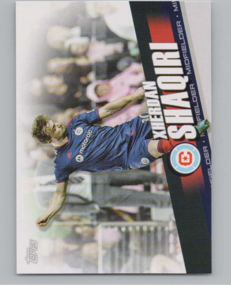 2022 Topps MLS Soccer #23 Xherdan Shaqiri  Chicago Fire  V97539 Image 1