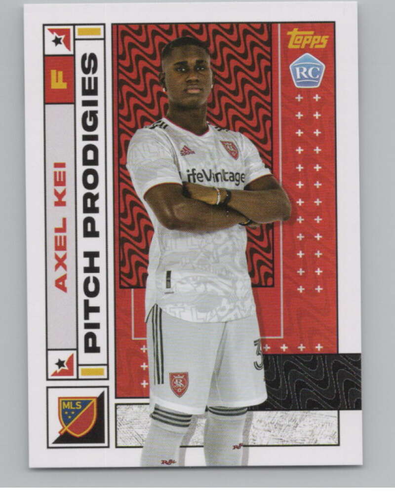 2022 Topps MLS Soccer #27 Axel Kei  RC Rookie Real Salt Lake  V97545 Image 1