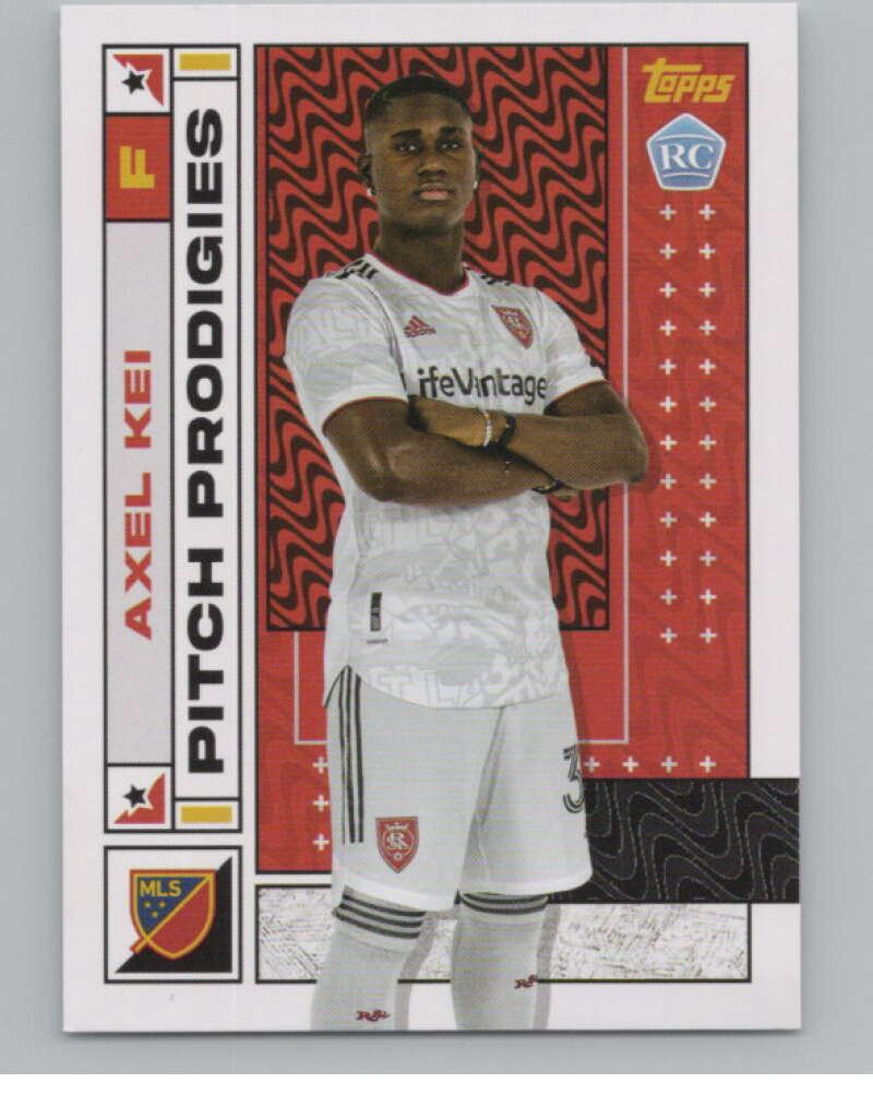 2022 Topps MLS Soccer #27 Axel Kei  RC Rookie Real Salt Lake  V97546 Image 1