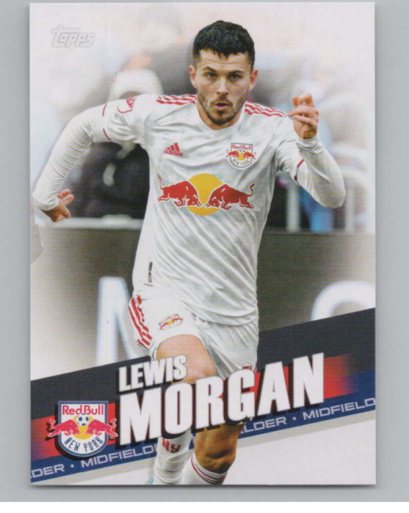 2022 Topps MLS Soccer #29 Lewis Morgan  New York Red Bulls  V97548 Image 1