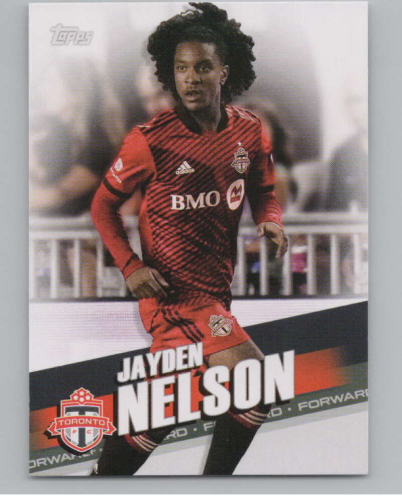 2022 Topps MLS Soccer #32 Jayden Nelson  Toronto FC  V97556 Image 1