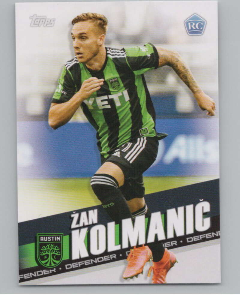 2022 Topps MLS Soccer #38 Zan Kolmanic  RC Rookie Austin FC  V97572 Image 1