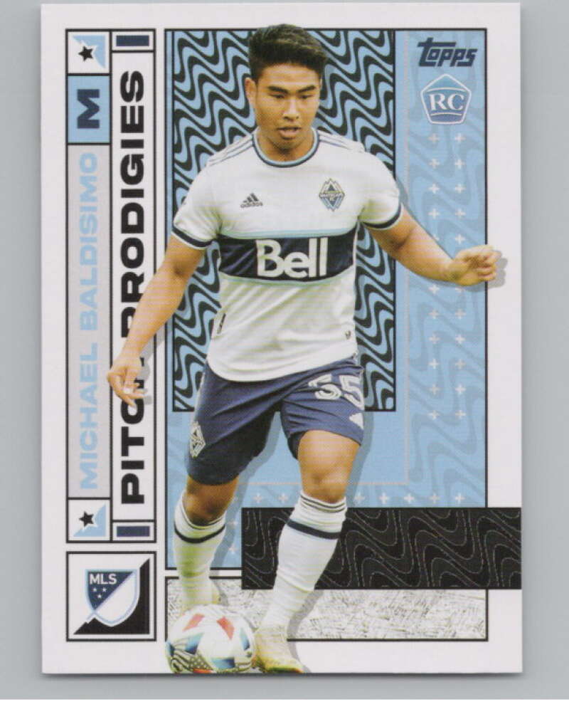 2022 Topps MLS Soccer #41 Michael Baldisimo  RC Rookie Vancouver  V97579 Image 1