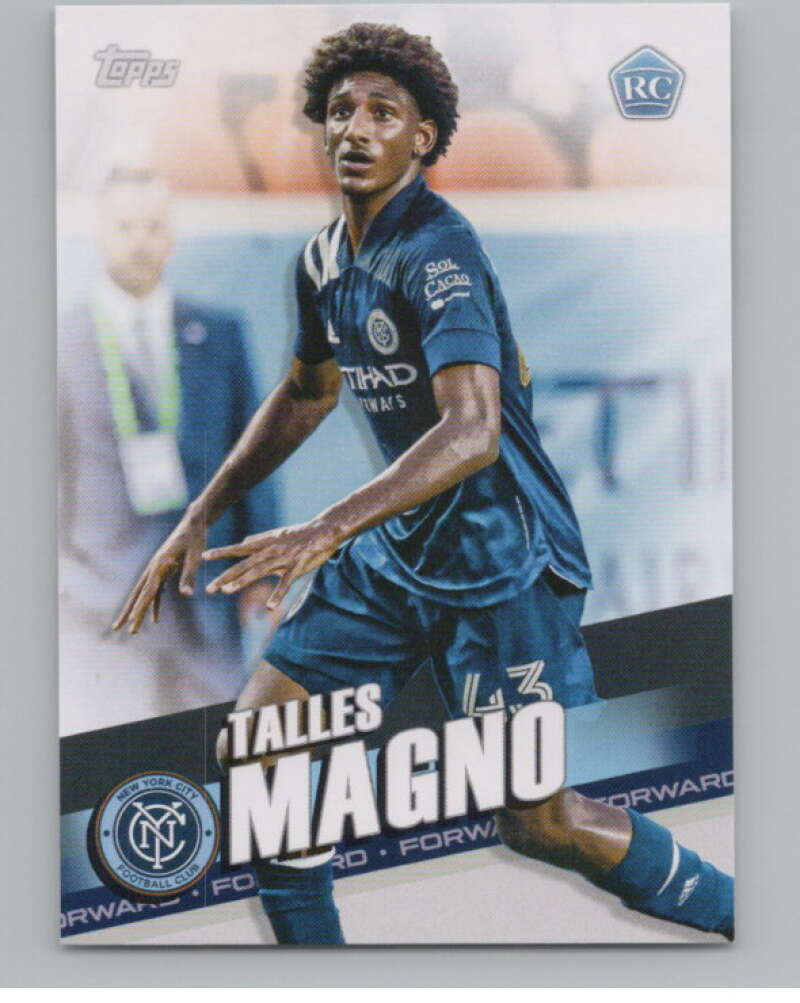 2022 Topps MLS Soccer #43 Talles Magno  RC Rookie New York City FC  V97582 Image 1