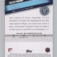 2022 Topps MLS Soccer #43 Talles Magno  RC Rookie New York City FC  V97583 Image 2