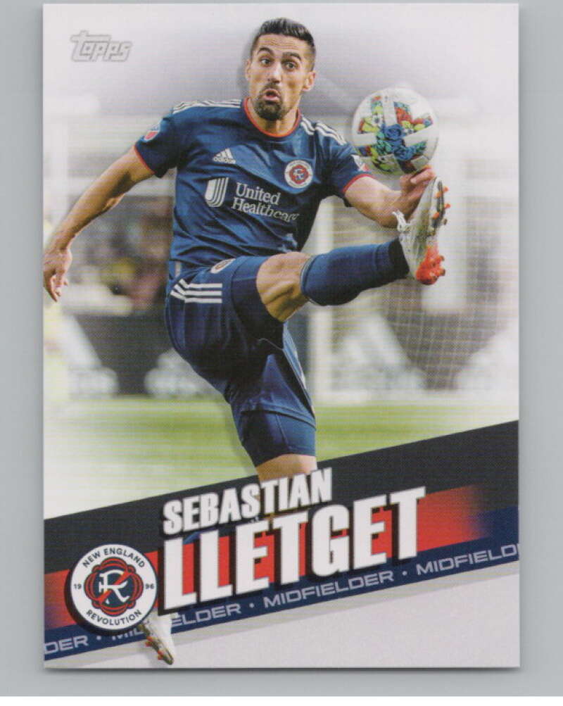 2022 Topps MLS Soccer #45 Sebastian Lletget  New England Revolution  V97586 Image 1