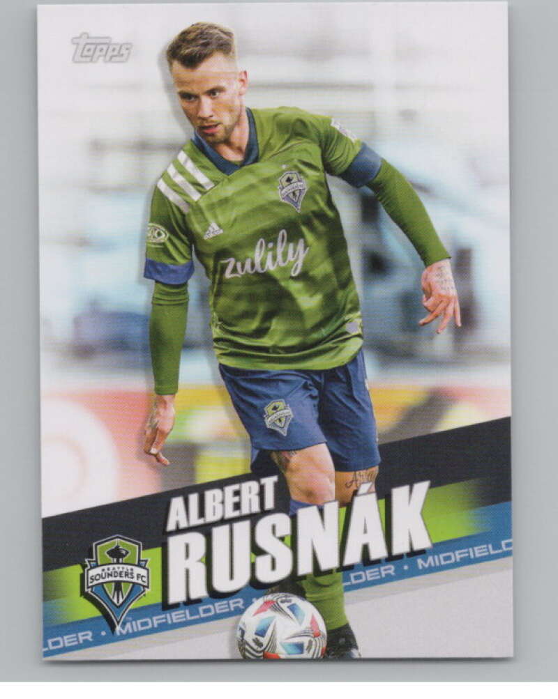 2022 Topps MLS Soccer #48 Albert Rusnak  Seattle Sounders FC  V97593 Image 1
