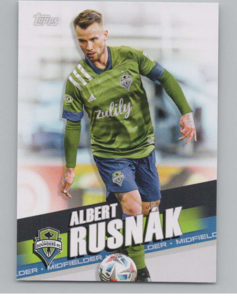 2022 Topps MLS Soccer #48 Albert Rusnak  Seattle Sounders FC  V97595 Image 1
