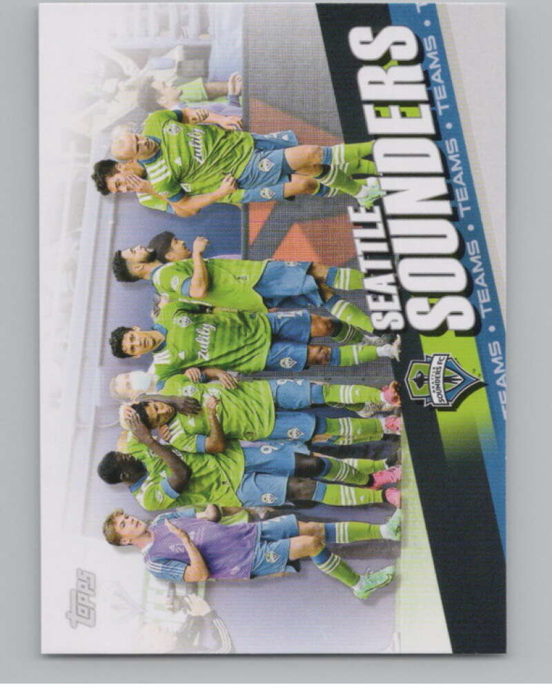 2022 Topps MLS Soccer #50 Seattle Sounders  Seattle Sounders  V97599 Image 1