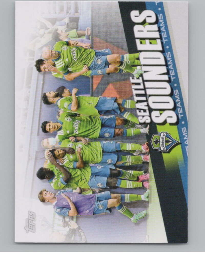 2022 Topps MLS Soccer #50 Seattle Sounders  Seattle Sounders  V97601 Image 1