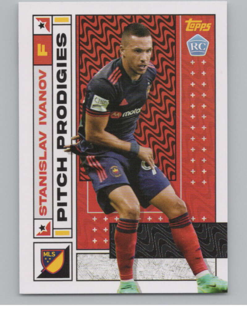 2022 Topps MLS Soccer #56 Stanislav Ivanov  RC Rookie Chicago Fire  V97616 Image 1