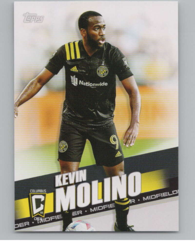 2022 Topps MLS Soccer #58 Kevin Molino  Columbus Crew  V97620 Image 1