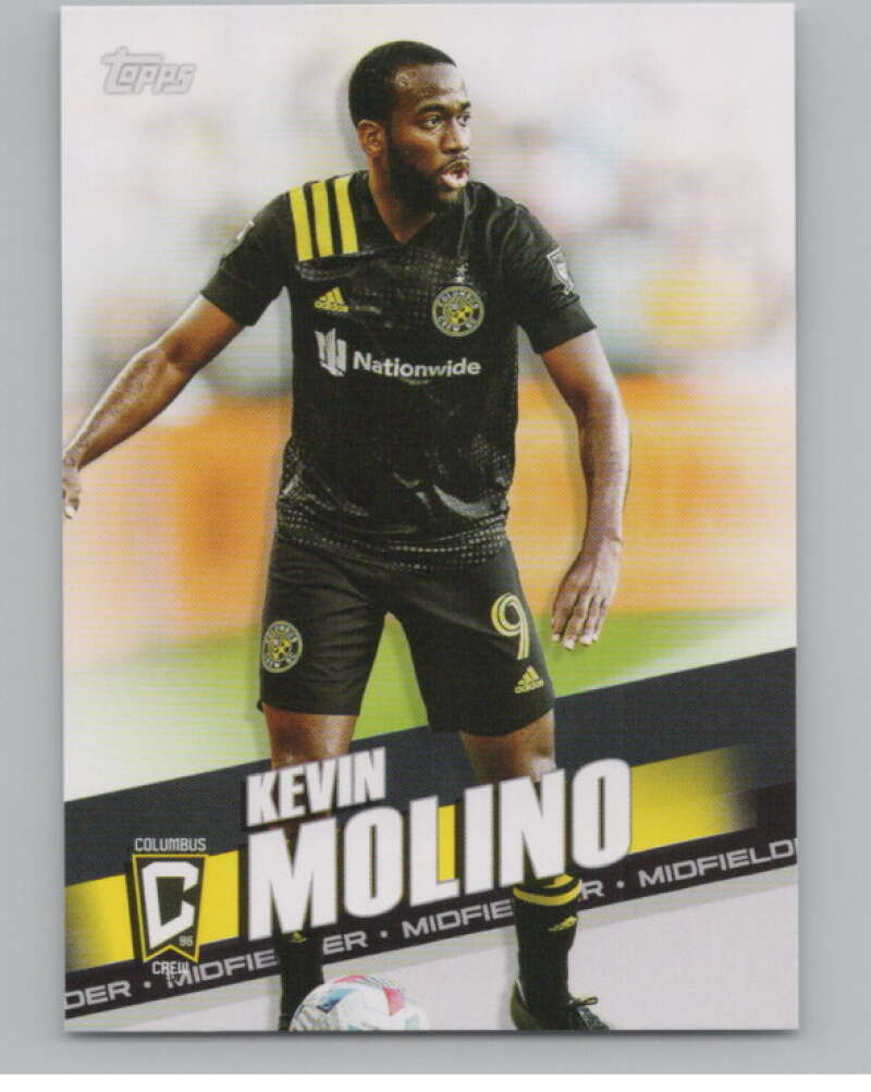 2022 Topps MLS Soccer #58 Kevin Molino  Columbus Crew  V97621 Image 1