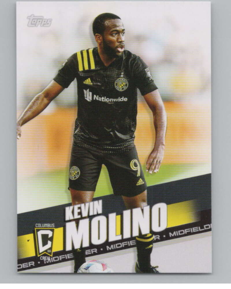 2022 Topps MLS Soccer #58 Kevin Molino  Columbus Crew  V97622 Image 1