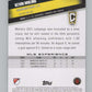 2022 Topps MLS Soccer #58 Kevin Molino  Columbus Crew  V97622 Image 2