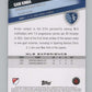 2022 Topps MLS Soccer #60 Gadi Kinda  Sporting Kansas City  V97623 Image 2