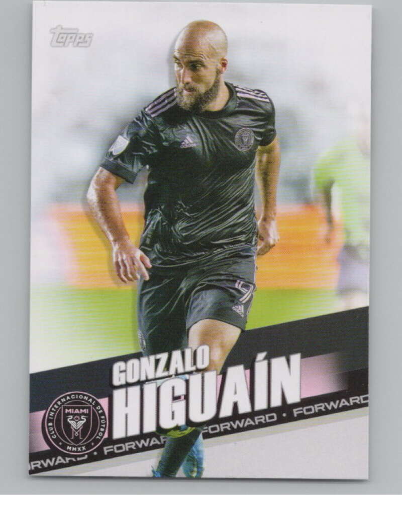 2022 Topps MLS Soccer #61 Gonzalo Higuain  Inter Miami CF  V97626 Image 1