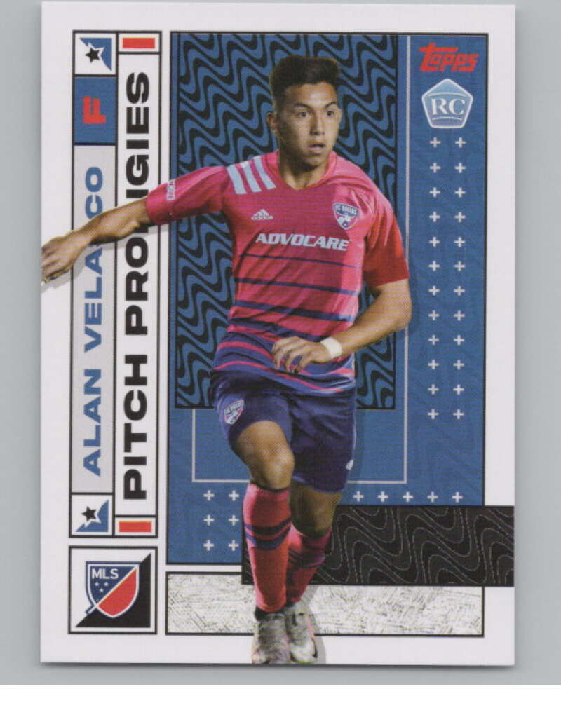 2022 Topps MLS Soccer #62 Alan Velasco  RC Rookie FC Dallas  V97627 Image 1