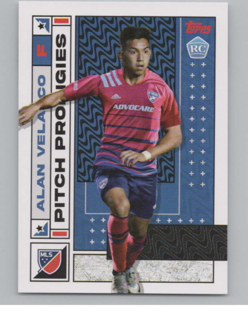 2022 Topps MLS Soccer #62 Alan Velasco  RC Rookie FC Dallas  V97628 Image 1