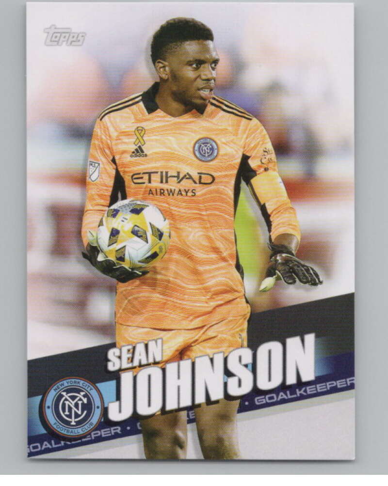 2022 Topps MLS Soccer #65 Sean Johnson  New York City FC  V97635 Image 1