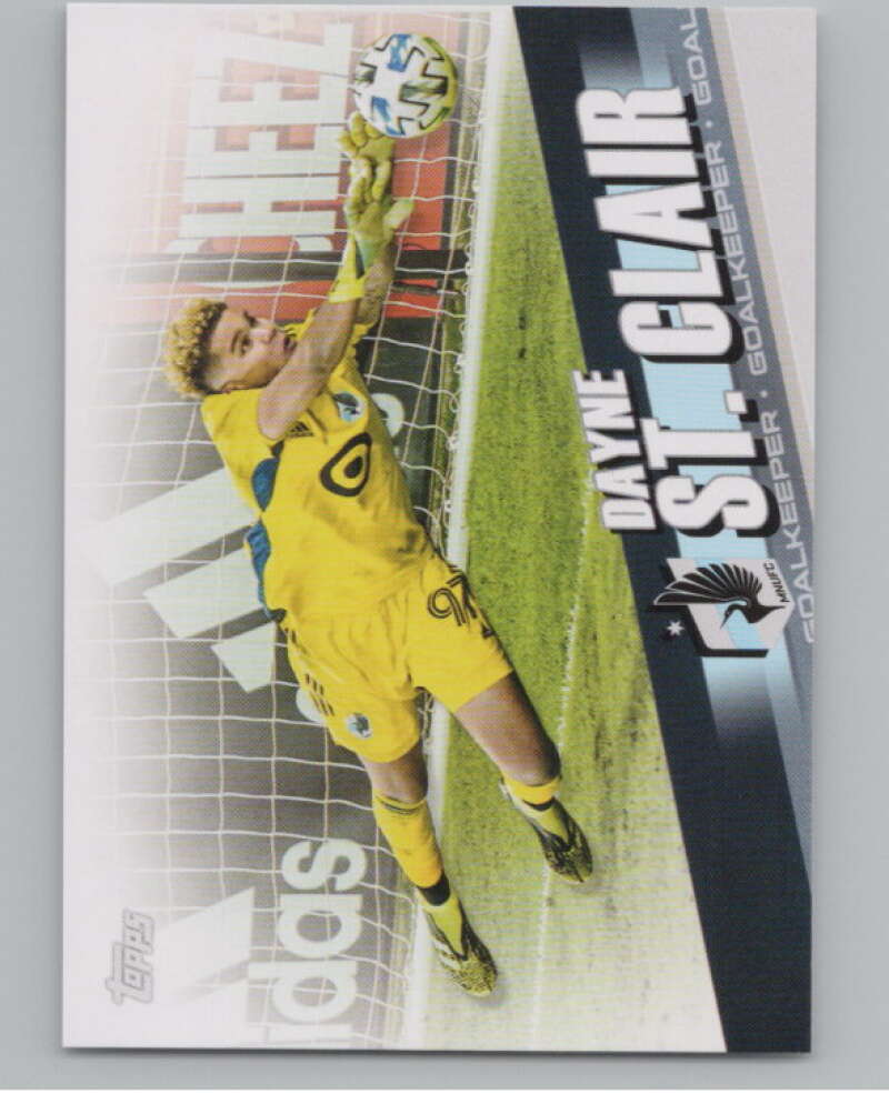 2022 Topps MLS Soccer #67 Dayne St. Clair  Minnesota United  V97639 Image 1
