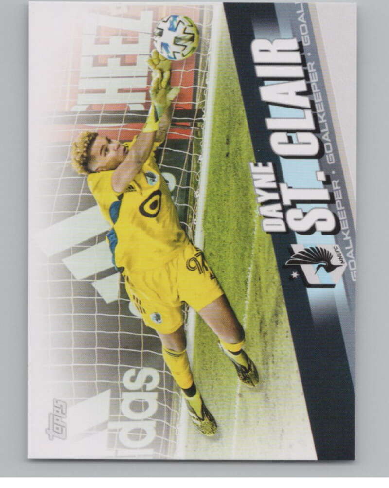 2022 Topps MLS Soccer #67 Dayne St. Clair  Minnesota United  V97641 Image 1