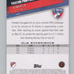 2022 Topps MLS Soccer #70 Paxton Pomykal  FC Dallas  V97646 Image 2