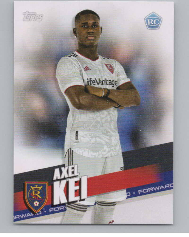 2022 Topps MLS Soccer #72 Axel Kei  RC Rookie Real Salt Lake  V97651 Image 1