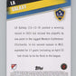 2022 Topps MLS Soccer #73 Los Angeles Galaxy  Los Angeles Galaxy  V97652 Image 2