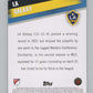 2022 Topps MLS Soccer #73 Los Angeles Galaxy  Los Angeles Galaxy  V97654 Image 2