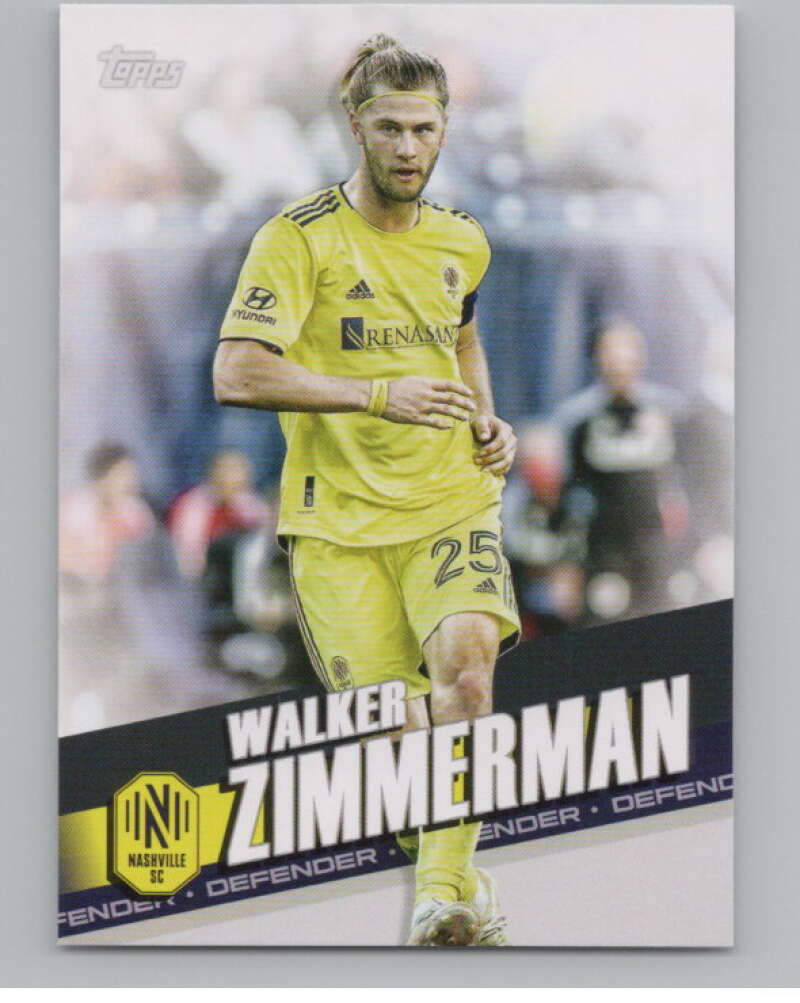 2022 Topps MLS Soccer #74 Walker Zimmerman  Nashville SC  V97657 Image 1