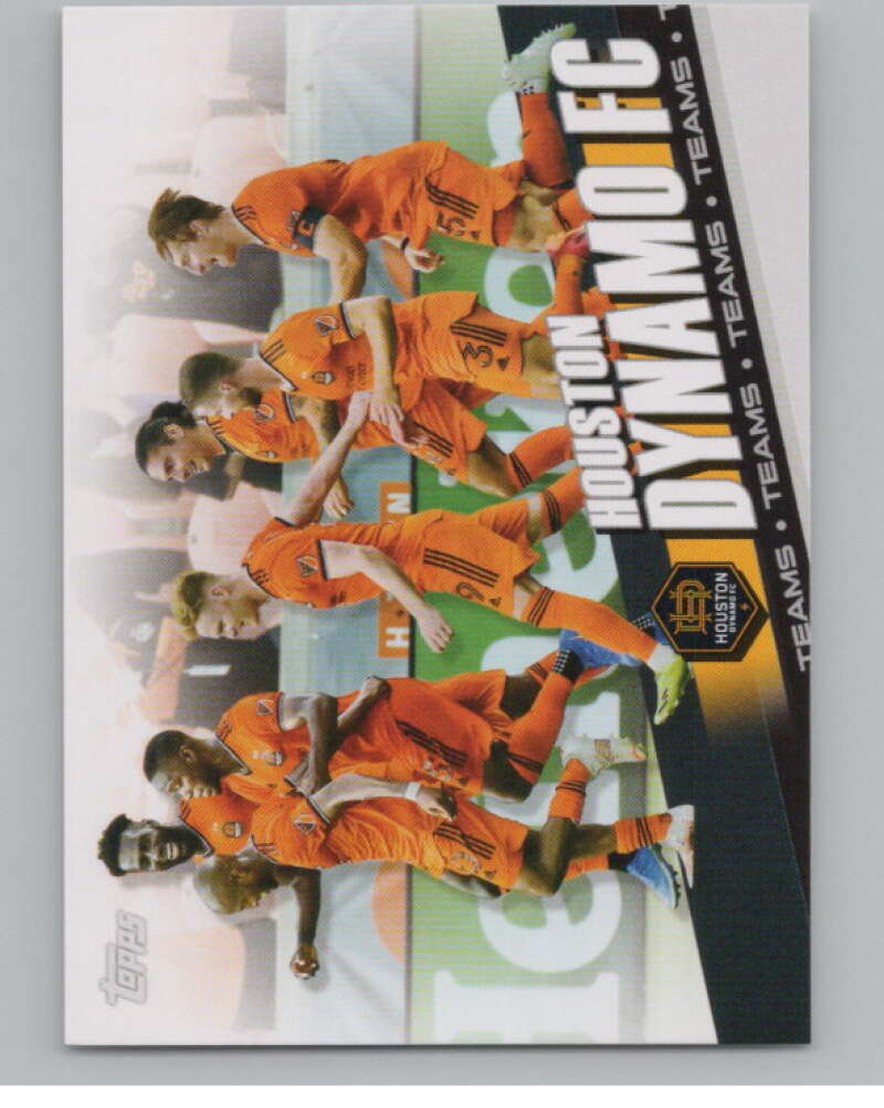 2022 Topps MLS Soccer #75 Houston Dynamo  Houston Dynamo  V97658 Image 1