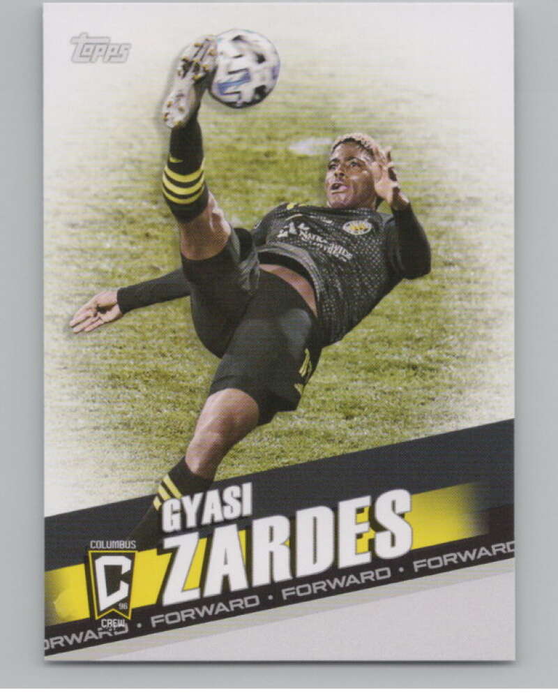 2022 Topps MLS Soccer #79 Gyasi Zardes  Columbus Crew SC  V97668 Image 1