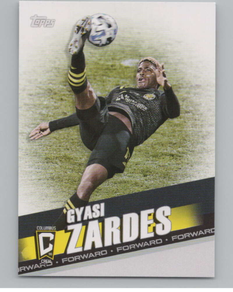 2022 Topps MLS Soccer #79 Gyasi Zardes  Columbus Crew SC  V97669 Image 1