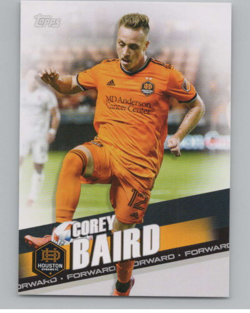 2022 Topps MLS Soccer #80 Corey Baird  Houston Dynamo  V97672 Image 1
