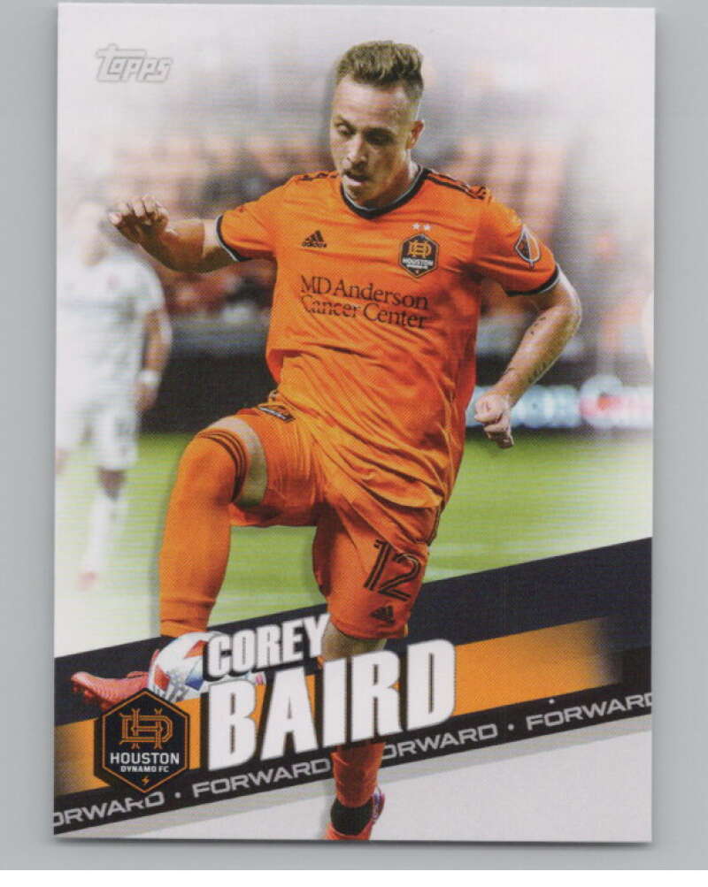 2022 Topps MLS Soccer #80 Corey Baird  Houston Dynamo  V97673 Image 1