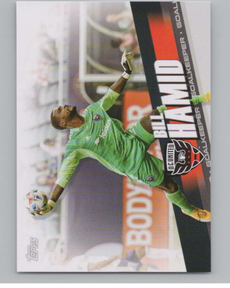 2022 Topps MLS Soccer #84 Bill Hamid  D.C. United  V97679 Image 1