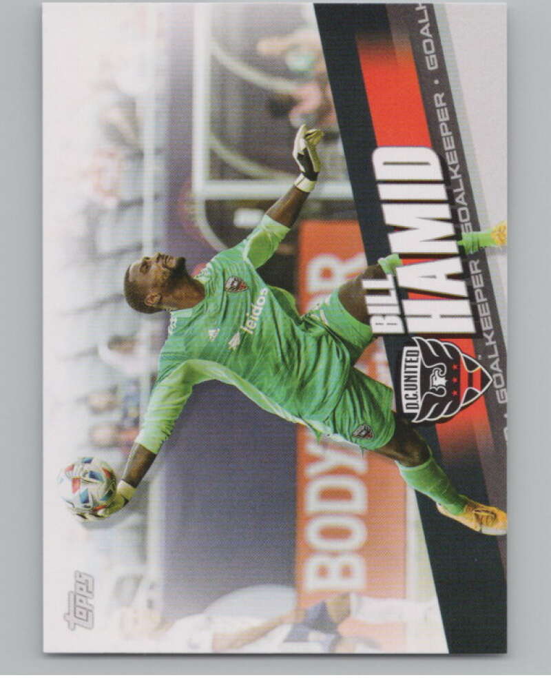 2022 Topps MLS Soccer #84 Bill Hamid  D.C. United  V97680 Image 1