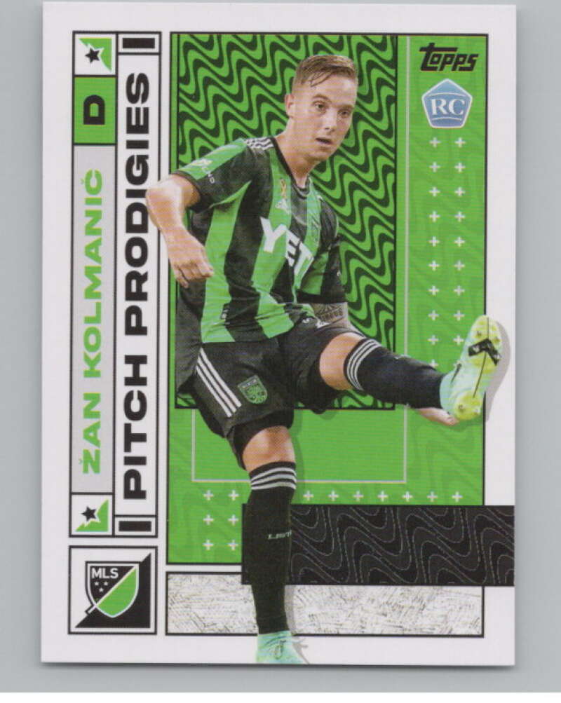 2022 Topps MLS Soccer #86 Zan Kolmanic  RC Rookie Austin FC  V97685 Image 1