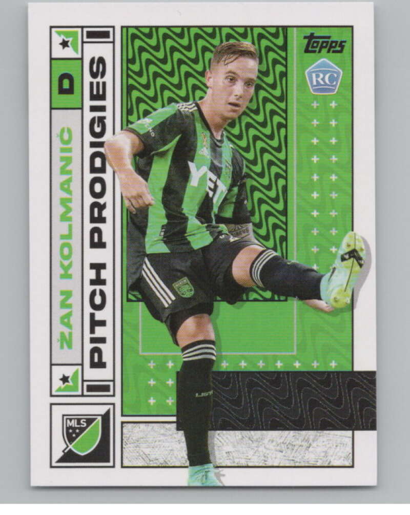 2022 Topps MLS Soccer #86 Zan Kolmanic  RC Rookie Austin FC  V97686 Image 1