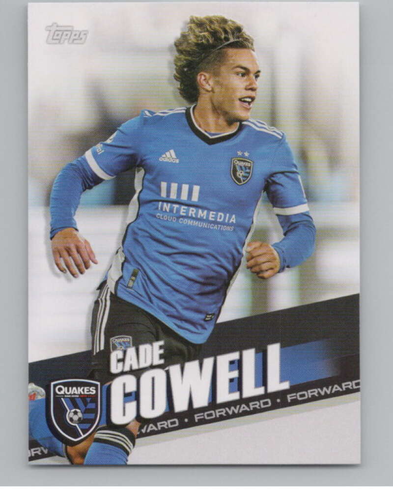 2022 Topps MLS Soccer #90 Cade Cowell  San Jose Earthquakes  V97695 Image 1