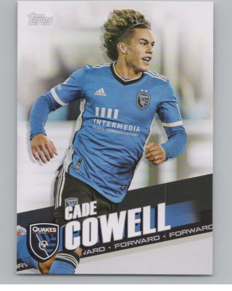 2022 Topps MLS Soccer #90 Cade Cowell  San Jose Earthquakes  V97697 Image 1