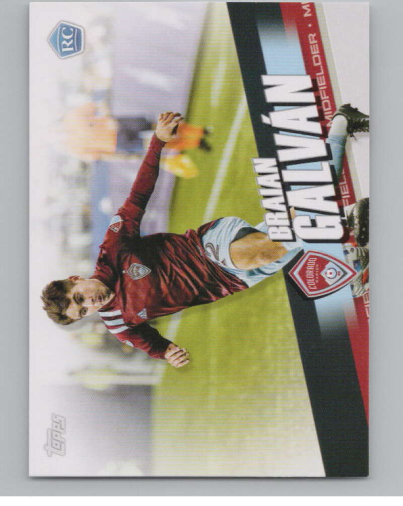 2022 Topps MLS Soccer #100 Braian Galvan  RC Rookie Colorado  V97718 Image 1