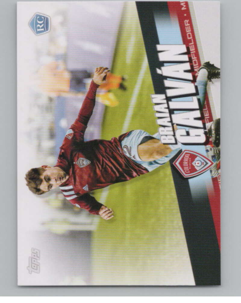 2022 Topps MLS Soccer #100 Braian Galvan  RC Rookie Colorado  V97719 Image 1