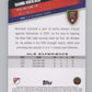 2022 Topps MLS Soccer #101 Damir Kreilach  Real Salt Lake  V97722 Image 2