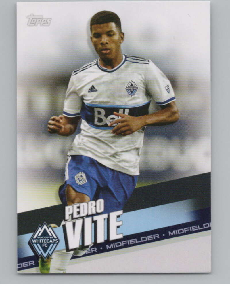 2022 Topps MLS Soccer #106 Pedro Vite  Vancouver Whitecaps FC  V97731 Image 1