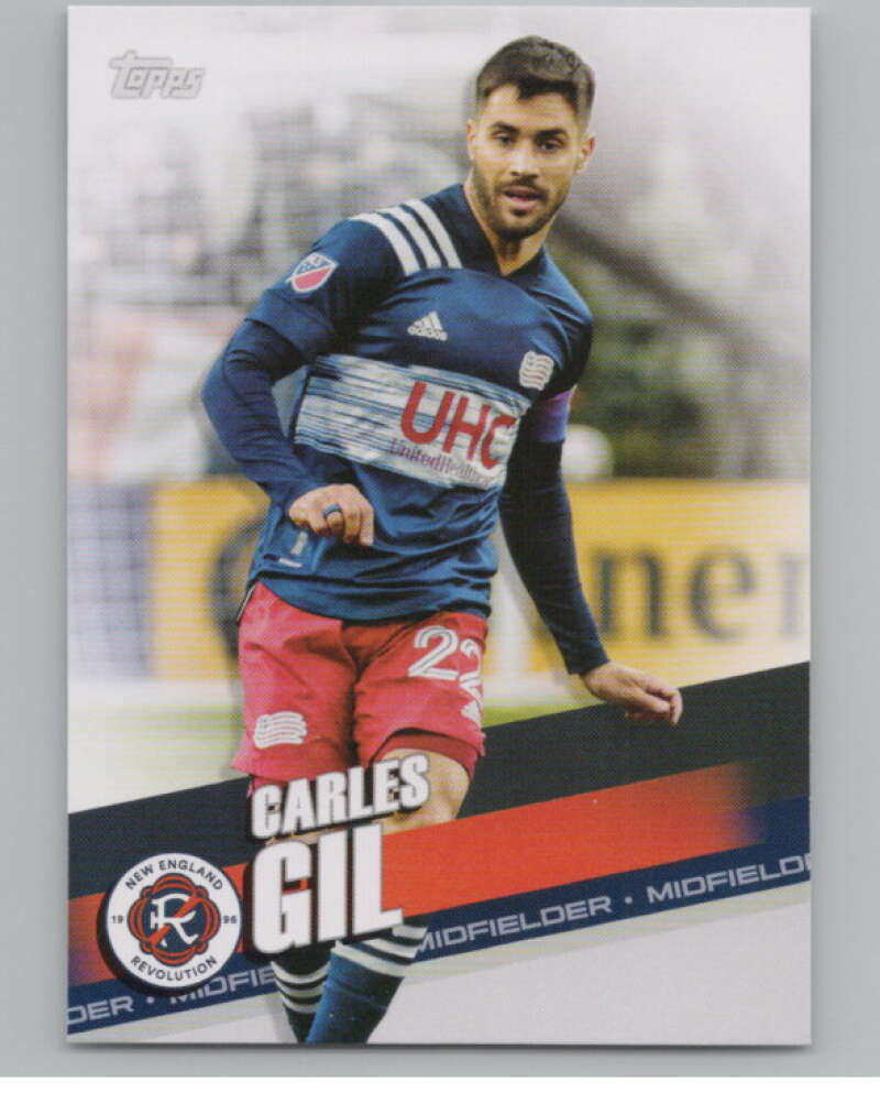 2022 Topps MLS Soccer #107 Carles Gil  New England Revolution  V97733 Image 1