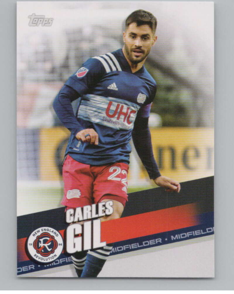 2022 Topps MLS Soccer #107 Carles Gil  New England Revolution  V97735 Image 1