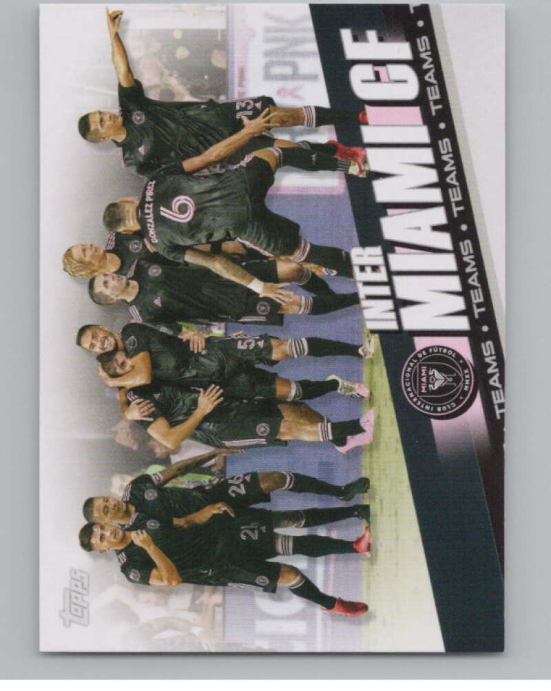 2022 Topps MLS Soccer #108 Inter Miami CF  Inter Miami CF  V97736 Image 1