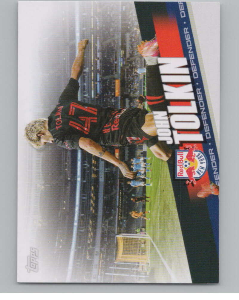 2022 Topps MLS Soccer #109 John Tolkin  New York Red Bulls  V97740 Image 1